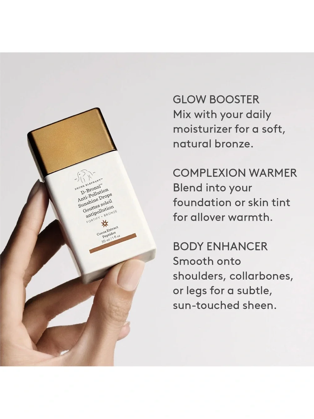 Drunk Elephant D-Bronzi Anti-Pollution Sunshine Drops- Fortify + Bronze